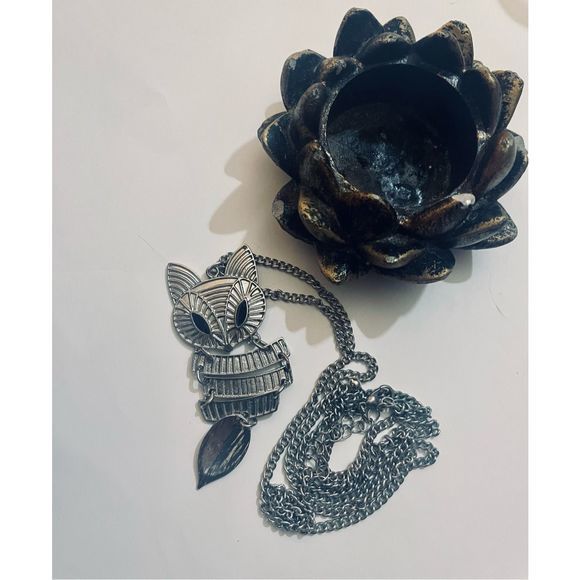 SUPER CUTE BOHO TRIBAL FOX NECKLACE - Picture 3 of 7